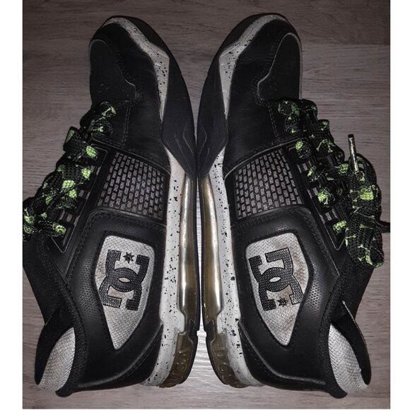 DC Skate Shoes Ryan Villopoto Sneakers Men's Size 7 Black Grey Green Y2k Skater - Picture 4 of 10